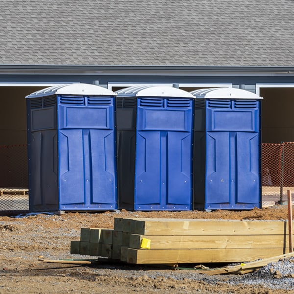 what is the expected delivery and pickup timeframe for the porta potties in Homer Minnesota